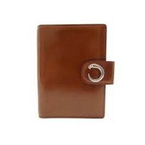 Authentic Cartier Pantail Leather Ring Binder Book Home Office Accessory